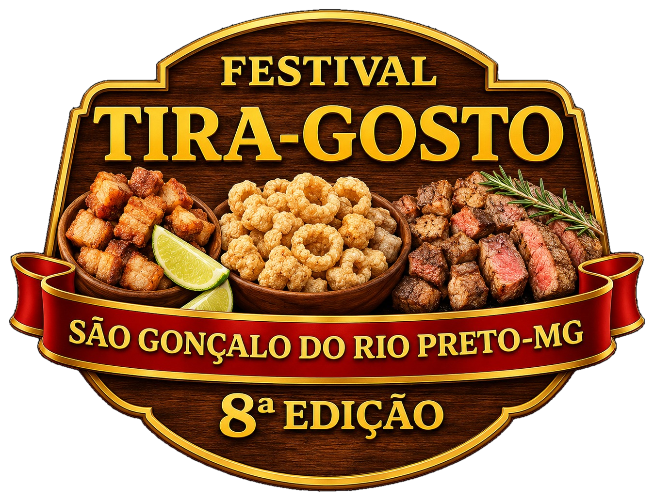 Logo oficial do Festival de Tira-Gosto